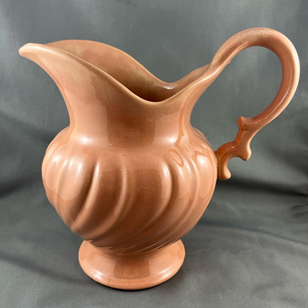 1938 Franciscan American Art Pottery Water Pitcher. Height 8” inches.